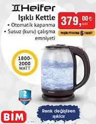 HEİFER IŞIKLI KETTLE